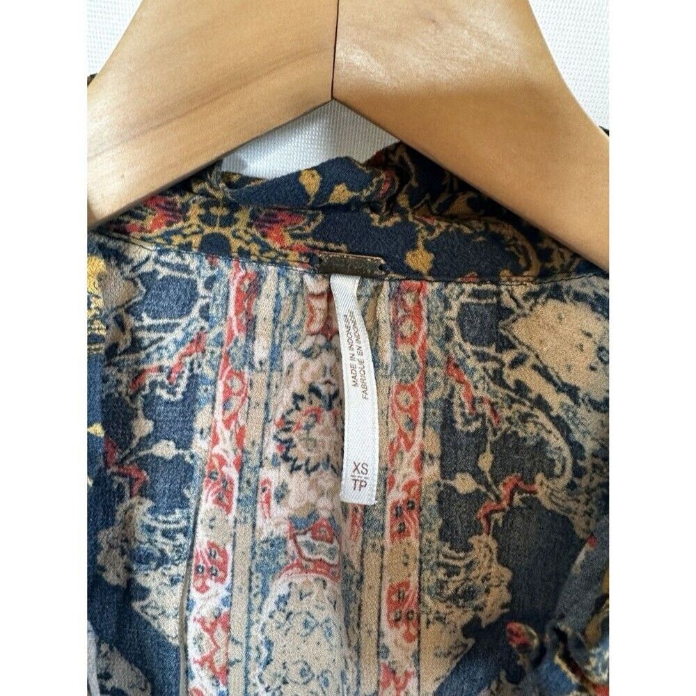 Free People Magic Mystery Tunic Top Hippie Top Tunic XS Festival Sleeve Festival - Picture 11 of 11